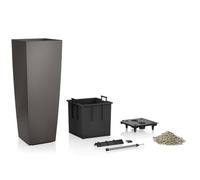 LECHUZA Jardiniere Cubico Alto 40 ALL-IN-ONE Carbone 18233 421494