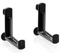 Lechuza Set di 2 Ganci per Vasi Balconera - nero
