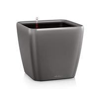 LECHUZA QUADRO Premium LS 28 antracite metallizzato 16143