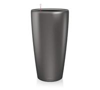 LECHUZA RONDO Premium 40 antracite metallizzato 15743