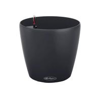 Lechuza - Vaso classico color eco 60 grigio scuro | vaso con sistema di irrigazione e indicatore del livello dell'acqua|in plastica 100% riciclata | superficie opaca | Ø 60 x 55,5 cm | 18955