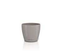 Lechuza - Vaso da tavolo Classico Color 10 Deco marrone sabbia, superficie opaca, Ø 11 x 10 cm, 16662