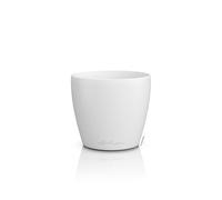 Lechuza - Vaso da tavolo Classico Color 12 Deco bianco, superficie opaca, Ø 13 x 12 cm, 16671