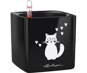 Lechuza Vaso da Tavolo - CUBE Premium CAT 14 - nero lucido