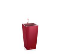 Lechuza Vaso da Tavolo - MINI CUBI Premium - rosso scarlatto lucido