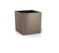 Lechuza Vaso - CUBE Premium 40 - grigio talpa lucido