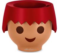 Lechuza Vaso - OJO PLAYMOBIL - fire red