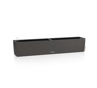 Lechuza Vaso - BALCONERA Stone 100 - Nero grafite