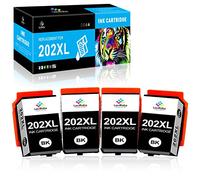LeciRoba 202xl per cartuccia epson 202 e cartuccia epson 202xl,per Epson Expression Premium XP-6100 XP-6105 XP-6005 XP-6000 stampante (4 pacchetti)