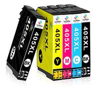 LeciRoba 405XL per cartucce epson 405 e epson 405xl ink per Epson WorkForce Pro WF-3820DWF WF-3825DWF WF-4820DWF WF-4825DWF WF-4830DTWF WorkForce WF-7830DTWF WF-7835DTWF WF-7840DTWF (5 Pacchetto)