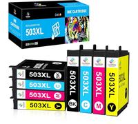 LeciRoba 503xl Cartucce per stampante epson 503 e epson 503xl Multipack per Epson Expression Home XP-5200 XP-5205 XP5200 XP5205 WF-2960DWF WF-2965DWF WF2960DWF WF2965DWF