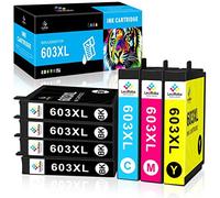 LeciRoba 603xl Cartucce di ricambio per stampanti epson 603 e epson 603xl Multipack per Epson XP 3100 XP 3150 XP 2100 XP 2105 XP 4100 XP 4150 Workforce WF 2810 WF2820 WF 2850 WF 2870 (7PACK)
