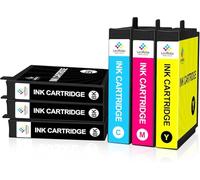 LeciRoba 604xl per cartucce epson 604 e epson 604xl multipack per Epson Expression Home XP-2200 XP-2205 XP-3200 XP-3205 XP-4200 XP-4205 WF-2910DWF WF-2930DWF WF-2935DWF WF-2950DWF (6 PK)