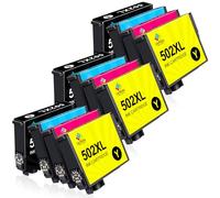 LeciRoba Cartucce d'Inchiostro 502XL Multipack per Epson XP-5100 XP-5105 XP-5150 XP-5155 WF-2860 WF-2865 WF-2880 WF-2885