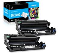 LeciRoba DR3400 per brother DR-3400 per Brother DCP-L5500DN L6600DW HL-L5000D L5100DN L5200DW L6250DN L6300DW L6300DWT L6400DW L6400DWT MFC-L5700DN L5750DW L6800DW L6800DWT L6900DW (2 confezione)