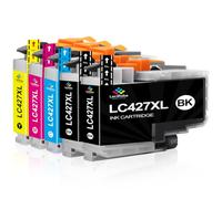 LeciRoba Multipack cartucce inchiostro LC427XL compatibili con Brother LC-427XLBK/C/M/Y per stampanti MFC-J5955DW, J6955DW, J6957DW, J6959DW, HL-J6010DW (Confezione da 5)