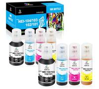 LeciRoba NEI-104/103/102/101 per epson numero di modello 104 103 102 101 Use with ET-2710 ET-2711 ET-2712 ET-2714 ET-2715 ET-2720 ET-2721 ET-2727271 26 ET. 2810 2815 2820 2821 2825 2826 4700 4800