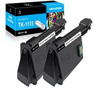 LeciRoba TK-1115 - Toner per Kyocera TK1115 per Kyocera FS1041 FS1220MFP FS1320MFP FS-1041 FS-1220MFP FS-1320MFP FS-1220-MFP FS-1320-MFP (2 nero, confezione da 2)