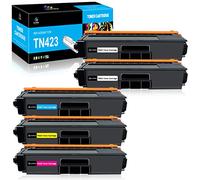 LeciRoba TN-423 per Brother TN423 TN-423BK TN-423C TN-423M TN-423Y TN-421 TN421BK TN421C TN421M TN421Y toner per Brother HL-L8260CDW L8360CDW DCP-L8410CDN L8410CDW MFC-L8690CDW L8900CDW (5 confezione)