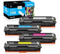 LeciRoba W2190X - Toner per HP 219X 219A W2190A, per stampanti HP Color LaserJet Pro MFP 3302FDW 3302SDW 3302FDN 3302FDNG 3302SDWG 3302FDWG Color LaserJet Pro 3202DW 3202DN (con chip, confezione da 4)