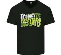 L'Ecologia È Amore Per Se Stesso Maglietta In Cotone A V Per Uomo