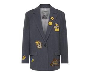 LeComte - Blazer Boxy Fit - - Jackets - Donna - Grigio - 2XL