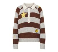 LeComte - Maglione a collo polo a righe - - Knitwear - Donna - Multicolore - M