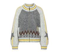 LeComte - Oxford League Cardigan - - Knitwear - Donna - Grigio - M