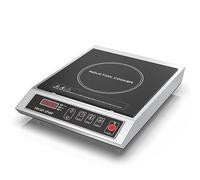 Lecon Chef Piastra di cottura a induzione, 3500 W, piano cottura a induzione singola, 50 kg, grande capacità di carico corpo in acciaio inox, timer 24 ore, design portatile ultra sottile