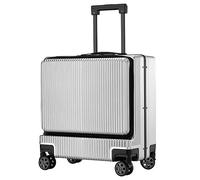 LECOW Bagaglio Valigia Trolley Bagaglio A Mano Con Apertura Frontale Valigia Da Imbarco Con Serratura A Combinazione TSA Regolabile Valigia Bagaglio A Mano (Color : C, Size : 18 inch)