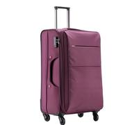 LECOW Bagaglio Valigia Trolley Bagaglio A Mano Espandibile Con Lato Morbido Con Ruote Girevoli, Valigia Verticale Leggera Valigia Bagaglio A Mano (Color : B, Size : 22in)