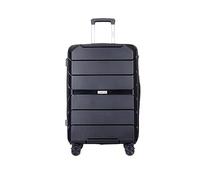 LECOW Bagaglio Valigia Trolley Il Bagaglio Con I Bagagli Della Ruota Mette La Valigia Leggera Con I Bagagli Di Viaggio Della Serratura Di TSA Valigia Bagaglio A Mano (Color : Black, Size : 28in)