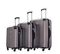 LECOW Bagaglio Valigia Trolley Set Di Valigie ABS Hardshell 3 Pezzi Ruote Girevoli Per Valigie Leggere E Durevoli Con Lucchetto TSA Valigia Bagaglio A Mano