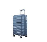 LECOW Bagaglio Valigia Trolley Trolley Spinner Espandibile Con Guscio Rigido Indistruttibile Con Lucchetto TSA 20/24/28 Pollici Valigia Bagaglio A Mano (Color : Blue, Size : 20in)