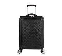 LECOW Bagaglio Valigia Trolley Valigia Da Viaggio Valigia Da Viaggio Impermeabile Valigia A Losanga Custodia Di Caricamento Con Ruota Silenziosa Valigia Bagaglio A Mano (Color : Black, Size : 24inch)