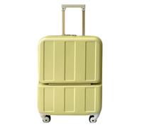 LECOW Bagaglio Valigia Trolley Valigia Per Trolley Con Apertura Frontale Per Bagagli Leggeri Valigia Per Trolley Con Ruote Universali Valigia Bagaglio A Mano (Color : A, Size : 20inch)