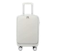 LECOW Bagaglio Valigia Trolley Valigia Trolley Con Apertura Frontale Valigia Rigida Per Bagagli Con Ruota Universale Resistente Valigia Bagaglio A Mano (Color : C, Size : 20in)