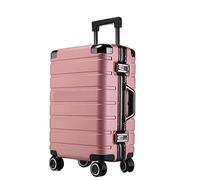LECOW Bagaglio Valigia Trolley Valigie Ruote Girevoli A Doppia Fila Bagagli Viaggio Portatile ， Doppia Chiusura A Combinazione TSA Valigia Bagaglio A Mano (Color : F, Size : 20inch)
