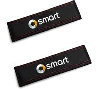 LECREA 2 Pezzi Auto Imbottiture Cinture di Sicurezza per Smart Fortwo Forfour 453 451 450, Copri Cintura di Sicurezza per Auto, Spalline Comode e Morbide, Auto Accessori