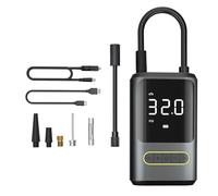 LECREA Compressore Aria Portatile per Jeep Liberty (KK) 2008 2009 2010 2011 2012, Pompa per Pneumatici Auto con Protezione Contro Il Gonfiaggio Eccessivo, per Auto, Moto, Bici e Palloni