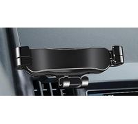 LECREA Porta Cellulare da Auto per Land Rover Freelander 2 2011-2012, Antivibrazione Supporto Cellulare Auto, 360° Rotazione Flessibile, Portacellulare Universale per Auto,A Black