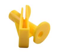 Lecreatekit 10 clip in plastica gialla per scudo sottoscocca compatibili con smart fortwo 450 451 e dispositivi di fissaggio sottoscocca motore Mercedes-Benz