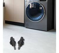 Lecreatekit 2 spazzole in carbonio per motore lavatrice WF80F5E2W4X 8 kg, parti di ricambio in metallo compatibili con kit di riparazione per lavatrici Samsung