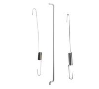 Lecreatekit 3 pezzi regolatore acceleratore barra di collegamento e kit molla per 168F 170F motore generatore Tiller, controllo della velocità in metallo set molle di ritorno