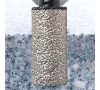 Lecreatekit 3Pcs Vuoto Brasato Secco Trapano Punte 8/10/12mm Hex Shank Hole Cutters per Granito Marmo Piastrelle Vetro Calcestruzzo Rettifica Taglio