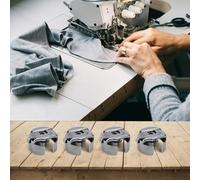 Lecreatekit 4 custodie industriali per bobine, compatibili con macchine da ricamo Barudan Tajima SWF Happy, taglia L con molla posteriore