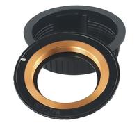 Lecreatekit Adattatore in metallo per obiettivo EF per fotocamere EOS M, supporta messa a fuoco manuale e infinito per 650D 600D 1100D 7D 350D 6D con tappo antipolvere