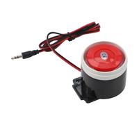 Lecreatekit Allarme 12V cablato interno 120dB forte per sistema di sicurezza domestica, alloggiamento in plastica e metallo, frequenza 3.8kHz, potenza di uscita 15-20W