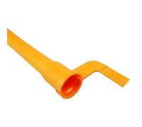 Lecreatekit Asta di livello dell'olio motore Guida Tubo Imbuto per Golf V Plus per Passat B6 per Sharan per touran per a3 per a4 1.9L 2.0L Sostituire 038103663C Giallo