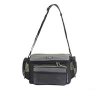Lecreatekit Borsa da pesca Oxford impermeabile, in tessuto Oxford 600D, con cinghie regolabili, per pesca all'aperto